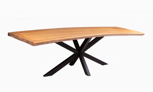 Wood,And,Epoxy,Table,And,Metal,Legs,In,Wooden,Interior